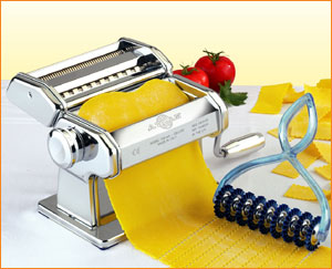 Atlas Pasta Machine with Pasta Cutter Set -  by  Kasbahouse.com a Belpasta Corporation Company