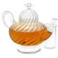 Rose 38 oz Glass Teapot with Lid and Glass Infuser