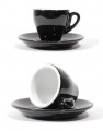 Nuova Point Black Cappuccino Cups  Set of 6