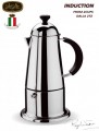 Carmen Stainless Steel Stove top 6 cup made in Italy