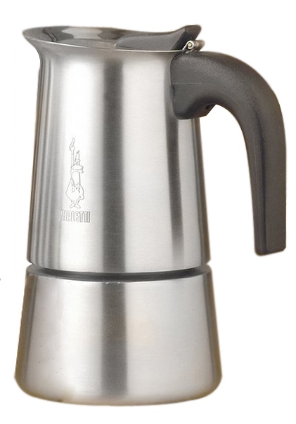 Bialetti 10-Cups Stainless Steel Stovetop Espresso Coffee Maker Pot 