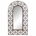 Cathedral Arched wrought iron mirror