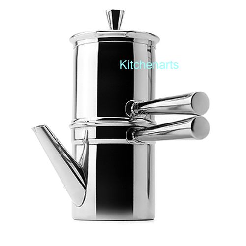 Stainless Steel Neapolitan Coffee Maker 9 cup -  by